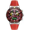 Nubeo Orologio da uomo 48 mm Opportunity Chronograph Star Trek First Contact Day Limited Edition con cinturino in gomma Fkm NB-6119