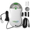 Lifenaxx Robot lavavetri Slim con sistema automatico di spruzzatura dell'acqua, potenza di aspirazione 2700 Pa, telecomando, fune di sicurezza e batteria di backup, per finestre, vetri - LX-083