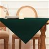Softalker Tovaglia Verde Scuro 80x80 cm 2 Posti Design Jacquard Antimacchia Poliestere 210GSM Idrorepellente Tablecloth Perfetta Per Tavolini Da Caffè Ideale Da Esterno Regalo Elegante Picnic Cucina
