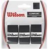 Wilson Overgrip wilson ultra wrap colore nero, confezione da 3