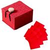 Nlinlin 12 pezzi rosso antico cinese rossetto di carta, trucco rosso rosso Lip Gloss Point rossetto con scatola strumento cosmetico per bellezza cura personale lucidalabbra