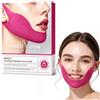 Geruicee 5 maschere per lifting facciale a V, maschera al collagene per ridurre il doppio mento, maschera modellante per mascella e rassodante per il collo, nastro per lifting facciale per definizione della