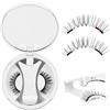 QUEWEL Magnetische Wimpern natürlicher Look, wiederverwendbares Wimpern magnetisch mit Applikator, weich& bequem Magnet Wimpern einfach zu tragen, passt sich besser der Augenform an (NZ-F)