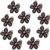PAITOK Mini set di clip per capelli, clip artiglio fiore, clip per capelli antiscivolo per le ragazze donne foto festa quotidiana matrimonio accessori acconciatura (10 pezzi, nero)