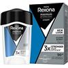 Rexona Men Maximum Protection Crema Deodorante Clean Scent Anti Transpirant con 3 protezioni contro stress, calore e movimento, 45 ml