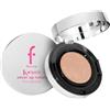 Flormar K-Spirit Cover Up Cushion Foundation, finitura naturale, alta copertura e lunga durata, trucco K-Beauty con estratto di tartufo nero per una carnagione uniforme, 002, porcellana, 15 g