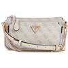 GUESS Noelle Double Pouch Crossbody Bone Logo