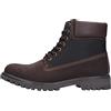 Lumberjack River SM00101 Coffee Scarponcini per Uomo in Pelle Fondo Roccia
