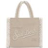 Saint Barth Borsa a mano COLETTE SHEARLING - Panna 00208I (panna, Medio)