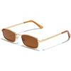 D.Franklin Occhiali da sole - Unisex - Con lenti protettive UV - Modello capri - Ovali - Per uomo e donna - Sunglasses