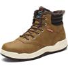 Dannto Stivali da Neve Uomo Donna Trekking Scarpe Inverno Outdoor Antiscivolo Pelliccia Invernali Stringate Sneakers