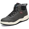Dannto Stivali da Neve Uomo Donna Trekking Scarpe Inverno Outdoor Antiscivolo Pelliccia Invernali Stringate Sneakers