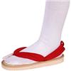 QYIFIRST Kimetsu no Yaiba Kyojuro Rengoku Cosplay Clogs Shoes Pantofole per costume rosso uomo donna (Inside Length 26 cm), 43 EU