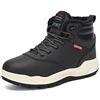 Dannto Stivali da Neve Uomo Donna Trekking Scarpe Inverno Outdoor Antiscivolo Pelliccia Invernali Stringate Sneakers
