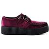 Infinity Leather TUK Calzature Unisex Viva Alto Creepers - Scarpe Goth con Plateau in Pelle e Lacci