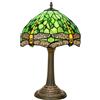 wecrejoni Lampada Tiffany da comodino, lampada in vetro colorato per camera da letto, dormitorio, soggiorno, cucina, regalo esteticamente carino per la casa (libellula)