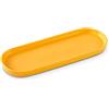 CosyCorner Vassoio per lavello in ceramica dallo stile semplice, per bagno e cucina, per cosmetici, candele e profumi (giallo)