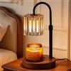 AnnSpa Lampada Scalda Candela con Timer e Dimmer, regolabile in altezza, Candle Warmer Lamp per Candele Profumate in vetro, Casa, Camera da letto, Decorazione, Regalo, Lampade Candela Elettrica