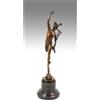 Kunst & Ambiente Giambologna Statua in Bronzo - Hermes - Greca Legende - Firmato - Hermes der Goetterbote Scultura - 100% Bronzo - Lavorata a Mano