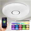 HARPER LIVING Plafoniera LED intelligente Wi-Fi RGB 24 watt 1680 lm | Compatibile con Tuya, Compatibile con Alexa e Google Home, Opzioni di colore, Opzioni di luminosità