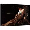 canvashop Quadri Moderni Quadro Caravaggio San Francesco 50x35 Cm | Soggiorno, Camera da Letto, Stampe da Parete Su Tela Canvas, Arte Famosi