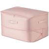 generic Casa Corner Contenitori per Biancheria Sottovuoto-Set di Contenitori Salvaspazio con Compressione Manuale per Vestiti,Coperte e Piumoni,Telo Traspirante,2 Taglie (Rosa, 52 x 42 x 30 cm)