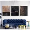 JNAOZI Immagini di geometria di linea astratta,Poster di arte botanica astratta,Interior Home Decor Wall Art,Senza cornice (40 x 60 cm*3, Immagini 4)…