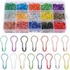 iJiZuo 750 Pz Spille di Sicurezza, Spille da Balia in 15 Colori | Spille di Sicurezza per Lampadine Metallo Piccole Calabash Pin, per Appunti Artigianali Orlatura Sartoria
