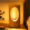 Schindora Legno Lampada Da Comodino Piccolo,Foro Albero LED Luce Notturna Bambini USB Carica,Dimmazione Graduale 3W,Decor Comodini Camera Da Letto Per Cameretta Soggiorno