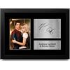 HWC Trading FR A4 Andrew Garfield & Emma Stone Spider-Man Regali Stampati Autografo Firmato Immagine Per Gli Appassionati Di Memorabilia Di Film - A4 Framed