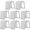 Jicyor 8 Pezzi Porta Spugne Lavello Cucina, Portaspugne per Lavello Cucina, Portaspugna Autoadesivo,Porta Spugne Lavello Ganci in Acciaio Inox,Impermeabile Senza Foratura per Bagno