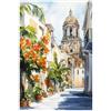 UTGN Palermo Art, stampa artistica da parete su tela con stampa artistica da parete con Sicilia Italia, vintage, 30 x 45 cm