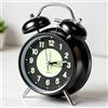 Nutabevr 4 pollici Sveglia al Quarzo Analogica, Sveglia da Comodino Analogica Silenziosa, Orologio da Tavolo Batteria senza Ticchettio con Funzione Snooze e luce notturna, per Casa Ufficio Anziani
