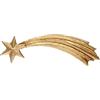 Holyart Presepe Val Gardena: Stella cometa per presepe Original legno dipinto Valgardena 10 cm