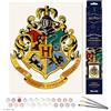 Figured'Art dipingere con i numeri Harry Potter Stemma di Hogwarts