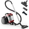 Akitas C10T Aspirapolvere Senza Sacco 850W Turbo Pet Hair per Cani e Gatti con Spazzola Rotante Tedesca Wessel Werk da 28 cm