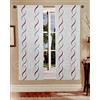 GBiancheria COPPIA TENDE DEBORA 45X150 45X240 PER FINESTRE E PORTEFINESTRE PRONTE DA APPENDERE (Bordeaux, 45x150)