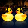 DeeprBetter Luci Solari Galleggianti per Piscina, Luci Impermeabili per Piscina 42cm, Luce Galleggianti per Laghetto Forma Anatra, Lampada Gonfiabile Solare ad Energia Solare per Piscine, Laghetto, Giardino-2 pz