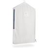 Hayden Hill Custodia per Abiti di Lusso in Cotone Bio, Abiti Corti, 101 cm | Da Appendere, Cotone Bio Traspirante, Antitarme, Con cerniera, Finestra in organza, Protegge da polvere e luce