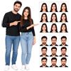 I&I FRIEND 18 Foto Tessera Personalizzate 4,5x3,5 cm - Stampa Fotografica Professionale