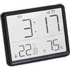 ThreeH Orologio digitale piatto con display climatico base magnetica per parete/scrivania, camera da letto ufficio