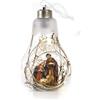 PABEN Presepe natività in Resina Dentro Lampadina Vetro Illuminato con Luce a LED by Paben