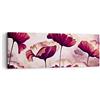 ARTTOR Moderno Quadro su Tela 90x30 cm Stampe da Parete Botanica Fiori - 3934 | Papavero Fiore Prato Quadro Decorativo Piccolo 1 pezzo Soggiorno Camera da Letto Arte da Parete Decorazione da Parete ARTTOR