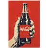 OAHFDF Poster vintage su tela rossa Coca-Cola, decorazione per camera da letto, ufficio, camera da letto, regalo, 12x18in / 30 x 45 cm