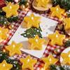 Feirdhoo Candele natalizie, 24 candele natalizie a forma di stella | Candele da tè gialle ornamentali, candela profumata natalizia per la casa, decorazione natalizia, regali, relax, feste