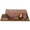Holyart Ambientazioni, botteghe, case, pozzi: Base rialzata con scalinata presepe 25x20x5 cm