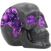 Nemesis Now Geode Skull - Statuetta in resina, 17 cm, colore: nero, viola