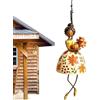 Generico Bohemian Whimsical Wind Swaying Figurine | Whimsical Dancing Lady Decor | Window Dancing Lady Art Figurine For Porch, Window, Balcony, Garden, Deck, Sunroom, Yard, Entryway
