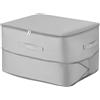 generic Casa Corner Contenitori per Biancheria Sottovuoto-Set di Contenitori Salvaspazio con Compressione Manuale per Vestiti,Coperte e Piumoni,Telo Traspirante,2 Taglie (Grigio, 52 x 42 x 30 cm)