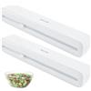 Rosenstein & Söhne dispenser per pellicole: Set da 2 Tagliapelli, per pellicole alimentari e alluminio, 370 x 65 x 60 mm (taglia pellicola pellicola trasparente)